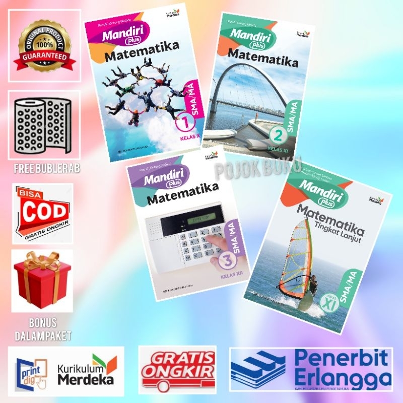 

Buku MANDIRI Plus MATEMATIKA SMA/MA Kelas 10 11 12 KM Merdeka Erlangga