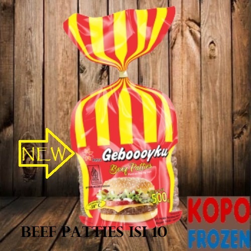 

Geboooyku Beef Patties isi 10 500g