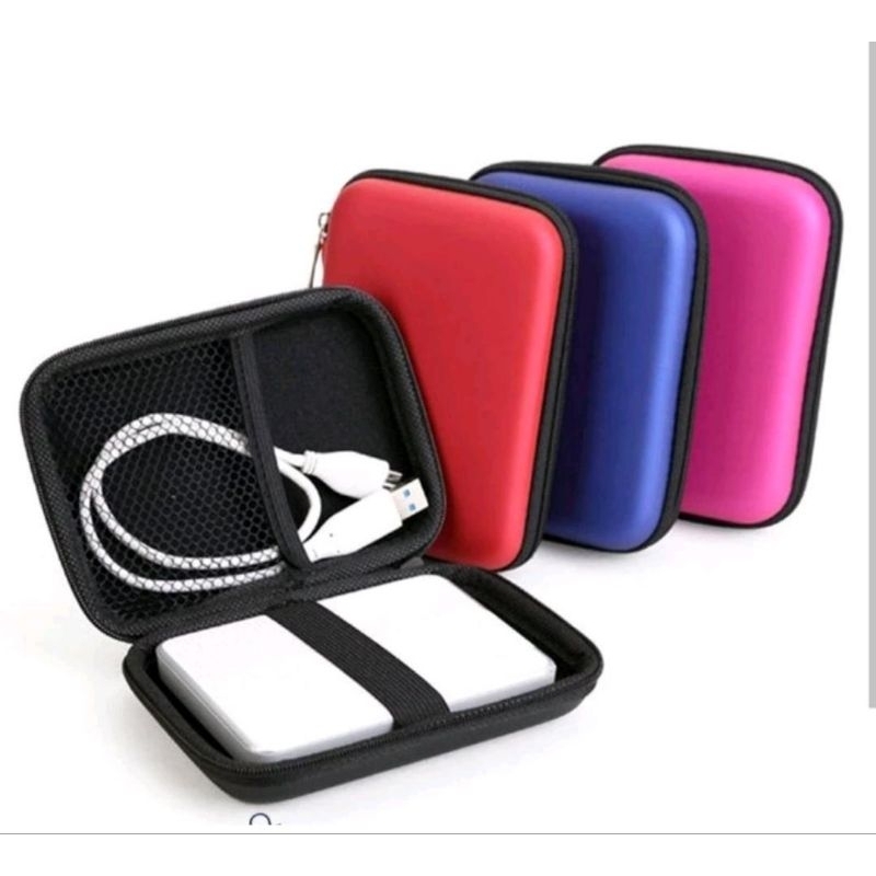 Shockproof Case Bag for External HDD 2.5 Inch / Power Bank DOMPET warna HARDISK EksTERNAL 2.5 inc in