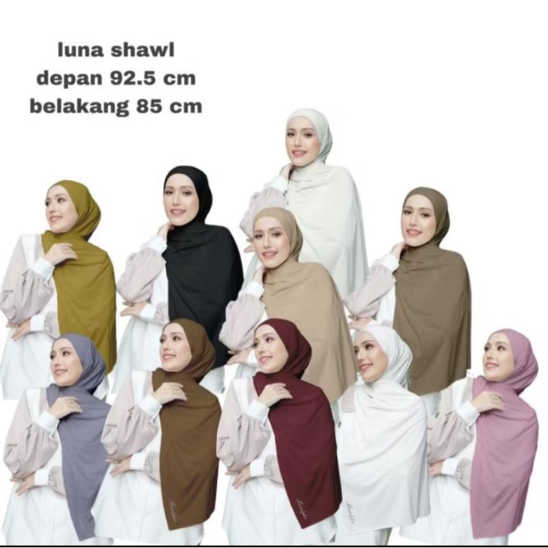 Bergo Mandjha Ivan Gunawan Hijab-Luna Shawl Series
