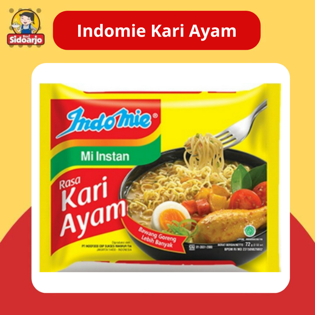 

Mie Indomie Kari Ayam SATUAN ECER - Mie Instan Indomi Kari Ayam