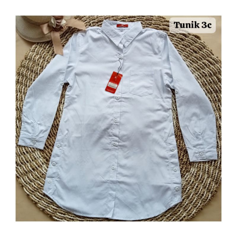Tunik putih 3C Original