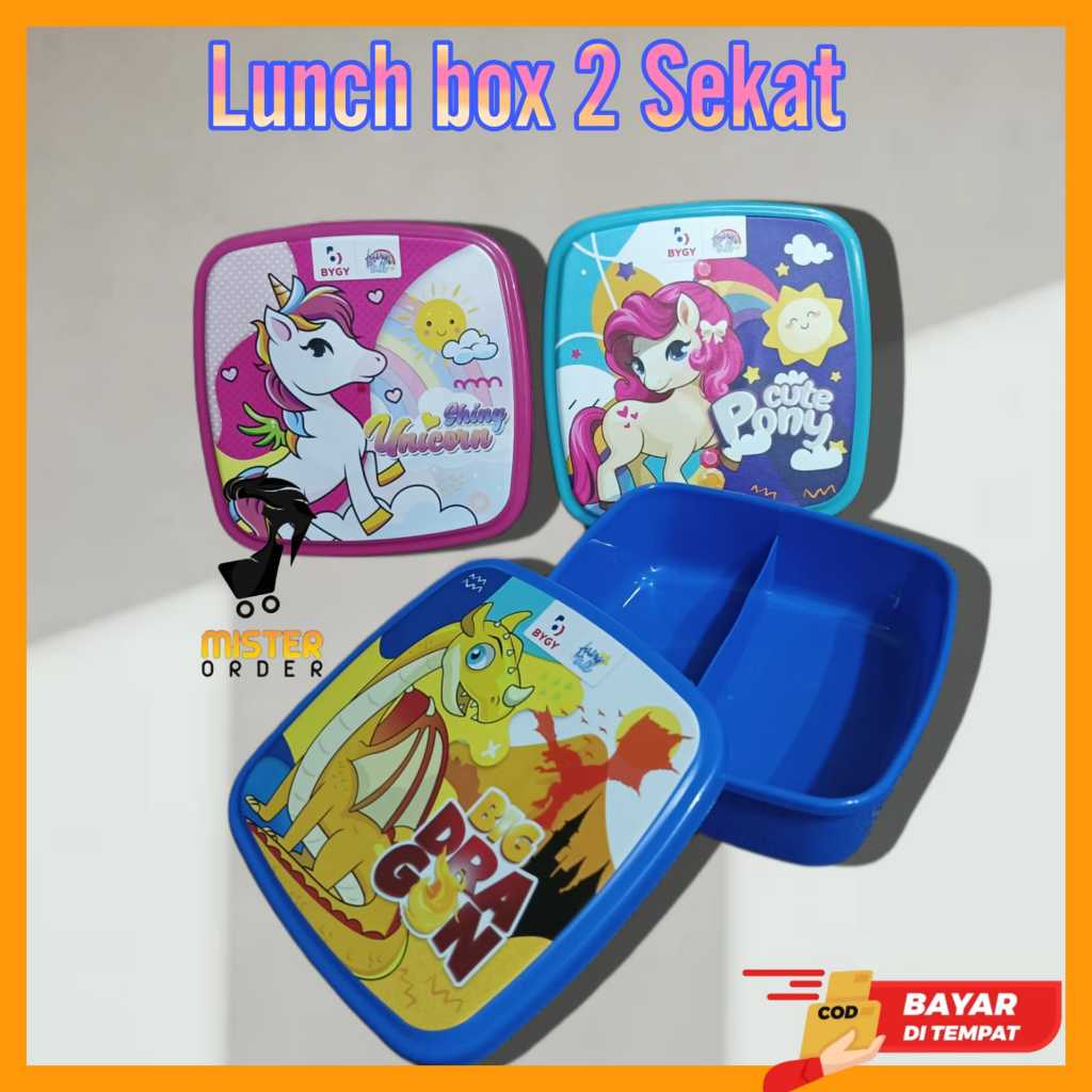 [COD] LUNCH BOX LUCKY - KOTAK MAKAN HAMPERS MURAH BERKUALITAS