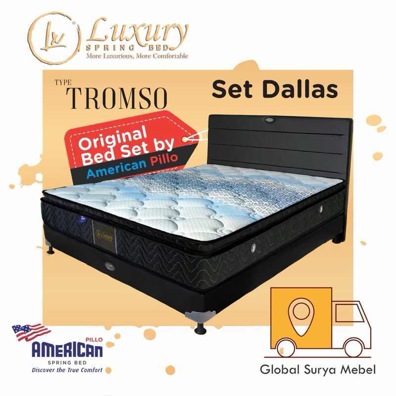 American Luxury Spring Bed Tipe Tromso