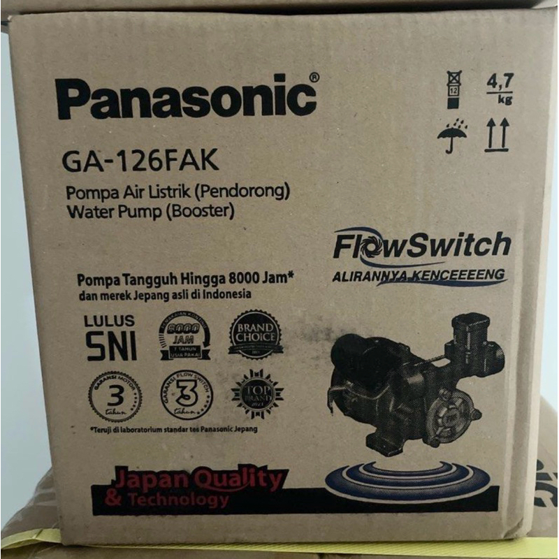 Panasonic GA 126 FAK Pompa Pendorong Otomatis