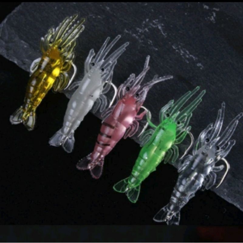 1 Udang 2g 4cm Super-lightweight sharp bait hook