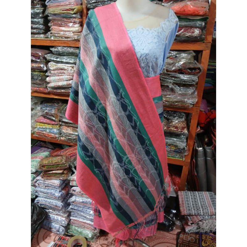 SONGKET MANDAR SARUNG SELENDANG HARUNGGUAN SIMARPUSORAN TENUN ATBM SARUNG SELENDANG ULOS BATAK