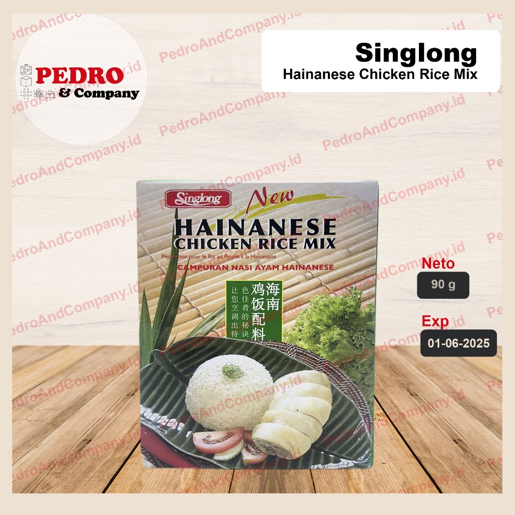 

Singlong hainanese chicken rice mix 90 gram - bumbu nasi hainam campuran