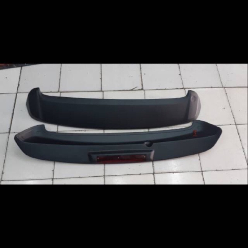 spoiler toyota agya daihatsu ayla wigo axia dengan lampu