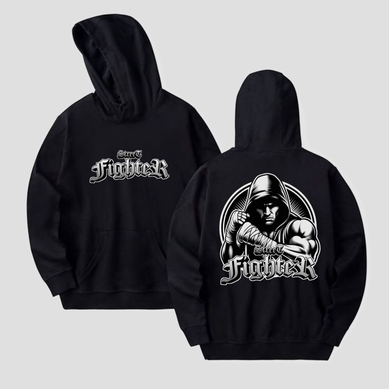 Hoodie Street Fighter Sweater Distro Terbaru Unisex Keren