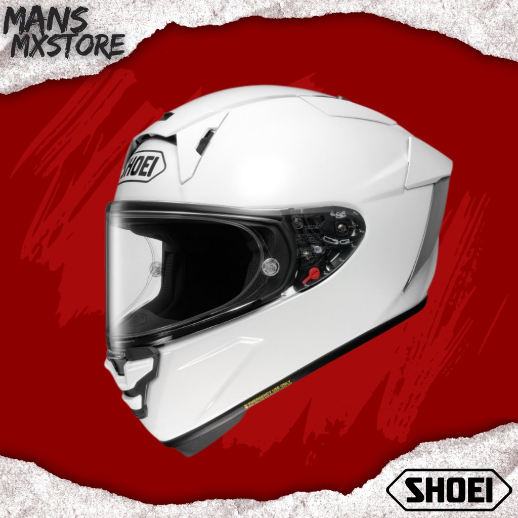 HELM SHOEI X15 WHITE HELMET SHOEI ORIGINAL