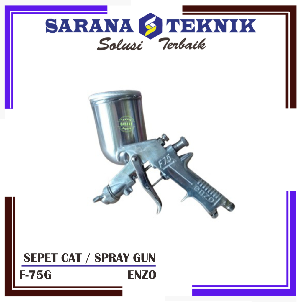 SEPET CAT / SPRAY GUN TABUNG ATAS F75G ENZO