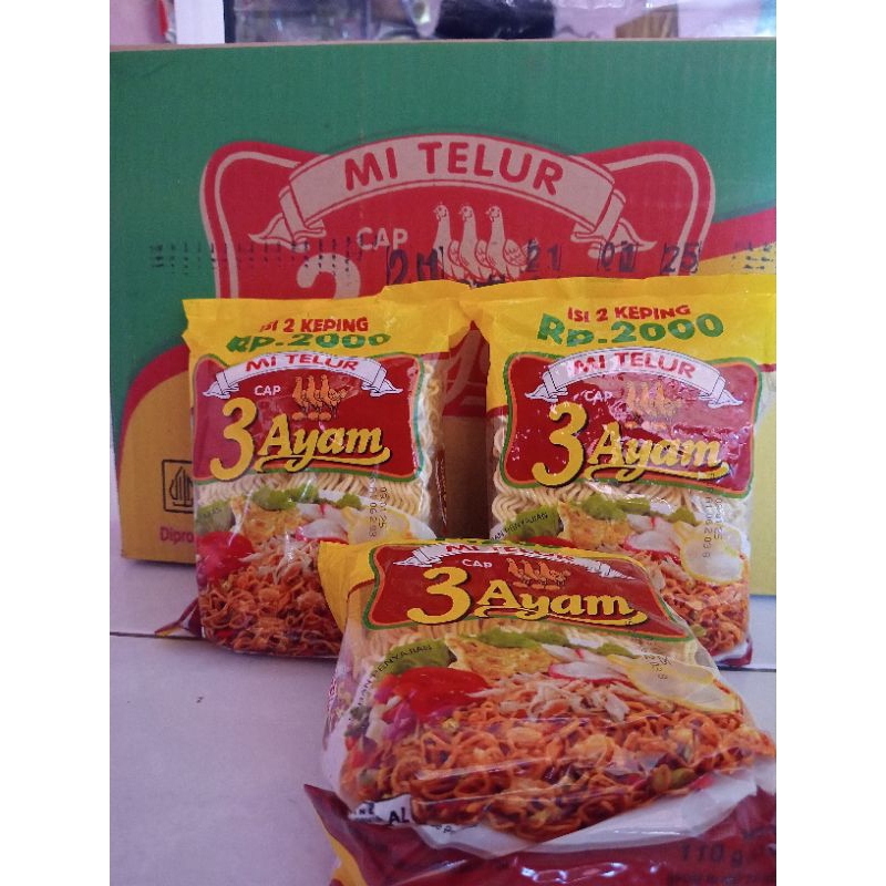 

mie telur cap 3 ayam