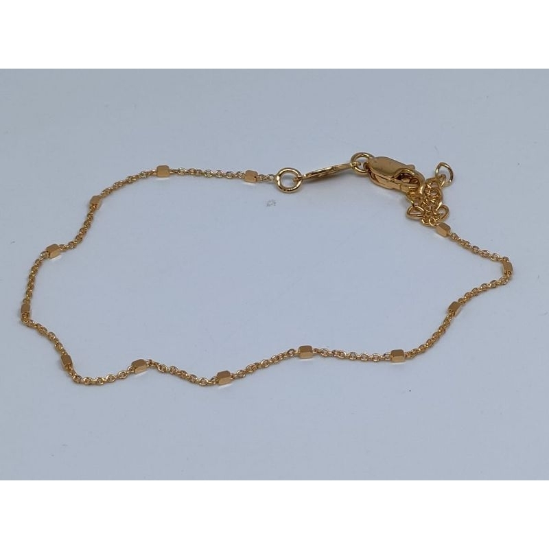 GELANG JEDAR KADAR 375% 8 KARAT DEWASA PANJANG 17CM