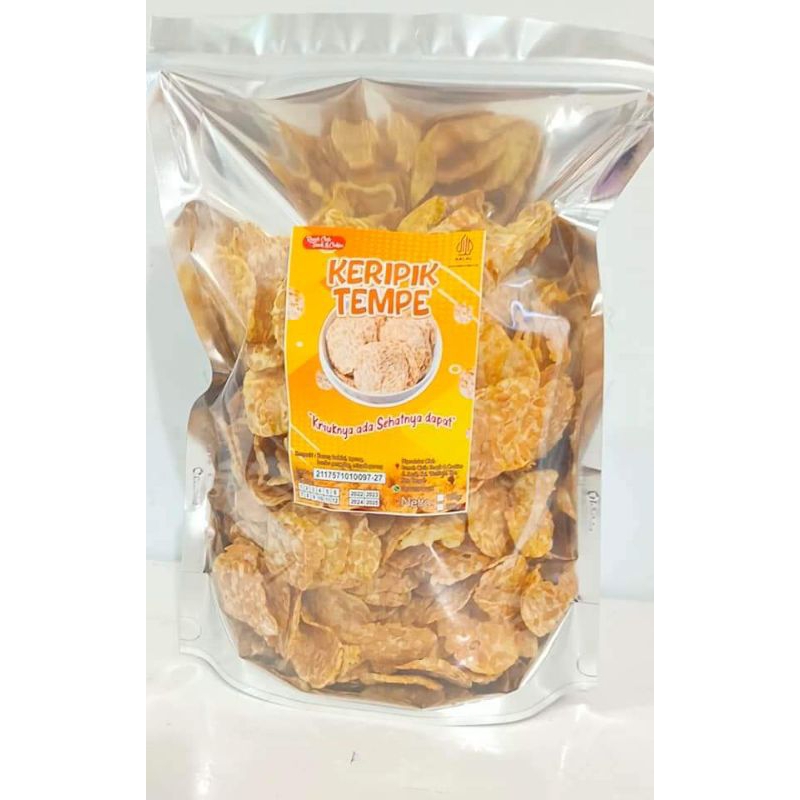 

Keripik Tempe | Kriuknya Nagih | Proses Goreng dan Panggang | 500gram