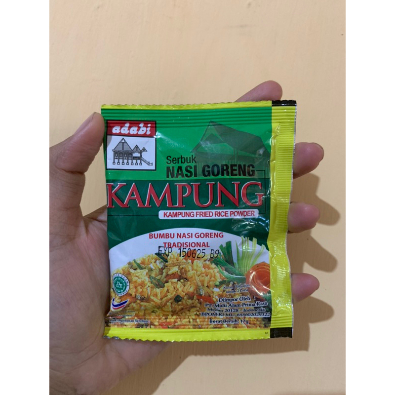 

Bumbu Nasi Goreng Kampung/ Kampung Fried Rice Powder/ Bumbu Nasi goreng Tradisional - 17 gram