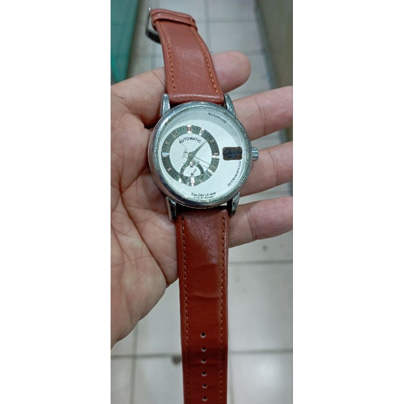 jam tangan pria glashutte automatic chrono aktiv vintage