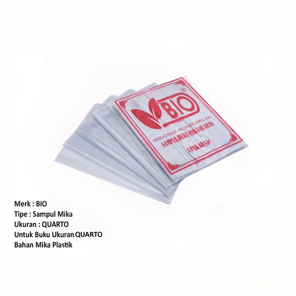 

V2_BIO - Sampul Plastik Bening Kwarto - 12 Lembar