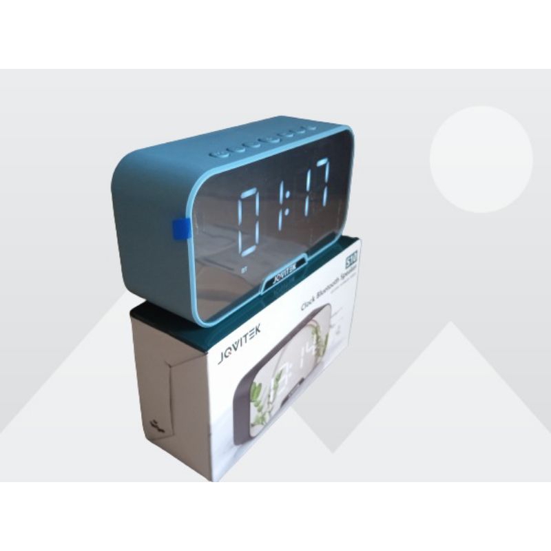 Speaker bluetooth full bass S10 1HIFI Stereo Sound Musik Box Digital Jam Alarm Cermin Spik