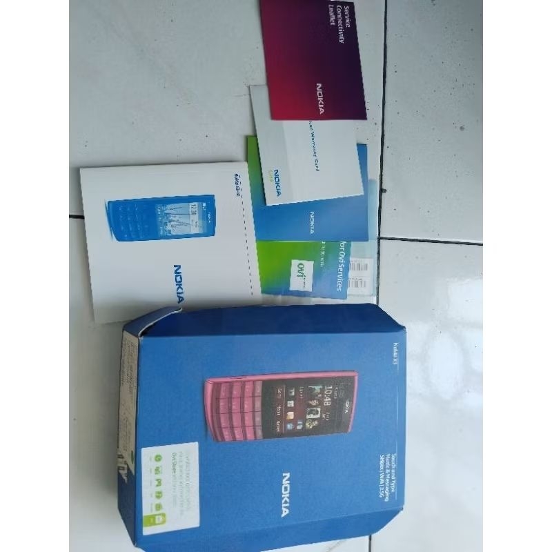 kotak dus Hp Nokia x3-02/ Box Nokia Original