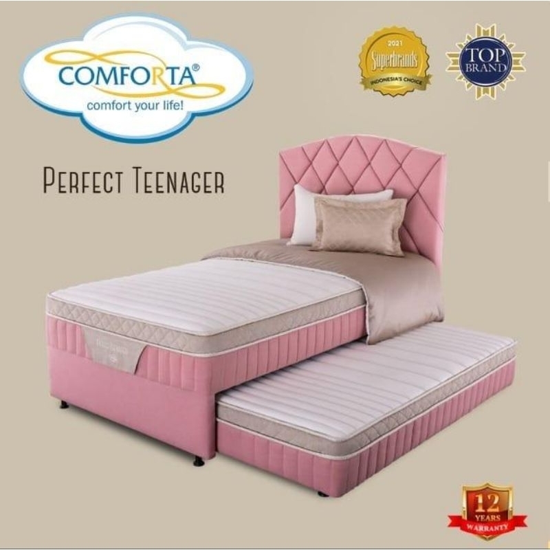 PROMO SET SPRING BED COMFORTA SORONG PERFECT TEANEGER