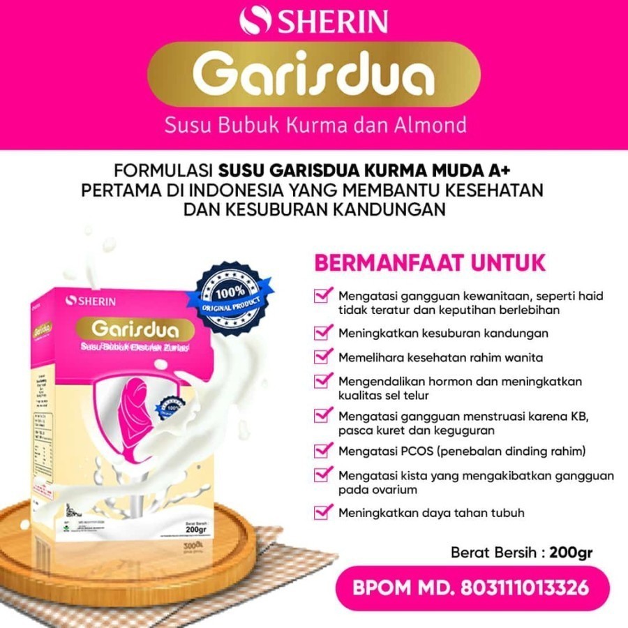 

Susu PROMIL Susu Garisdua Bunda & Ayah 200g - Susu Etawa PREMIUM GARISDUA | Garis Dua