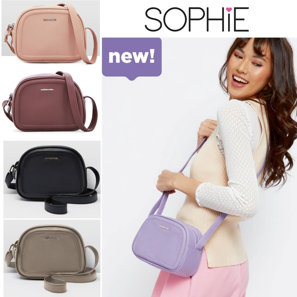 TAS MARLOUE MAROON PINK LILAC MACHIA BLACK GREY SOPHIE MARTIN PARIS PROMO TAS SELEMPANG WANITA BAG