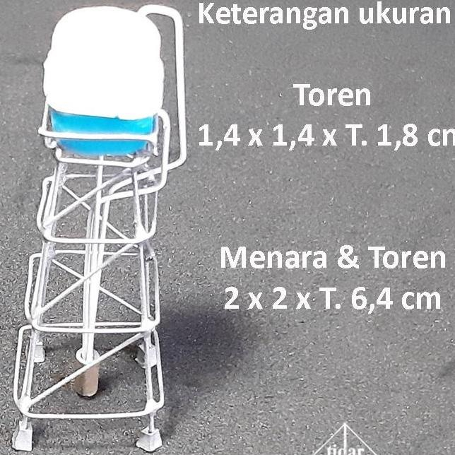 Terlaris Miniatur Maket Menara Tangki / Toren / Tandon Air Skala 1:50