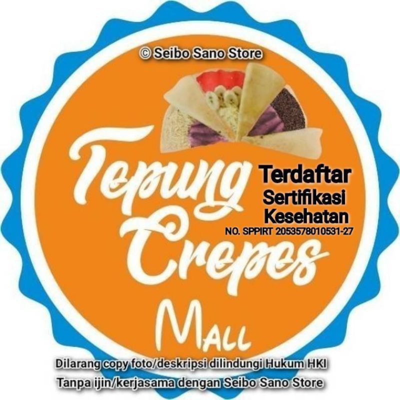 

Tepung Crepes Mall 1 kg bersertifikasi kesehatan