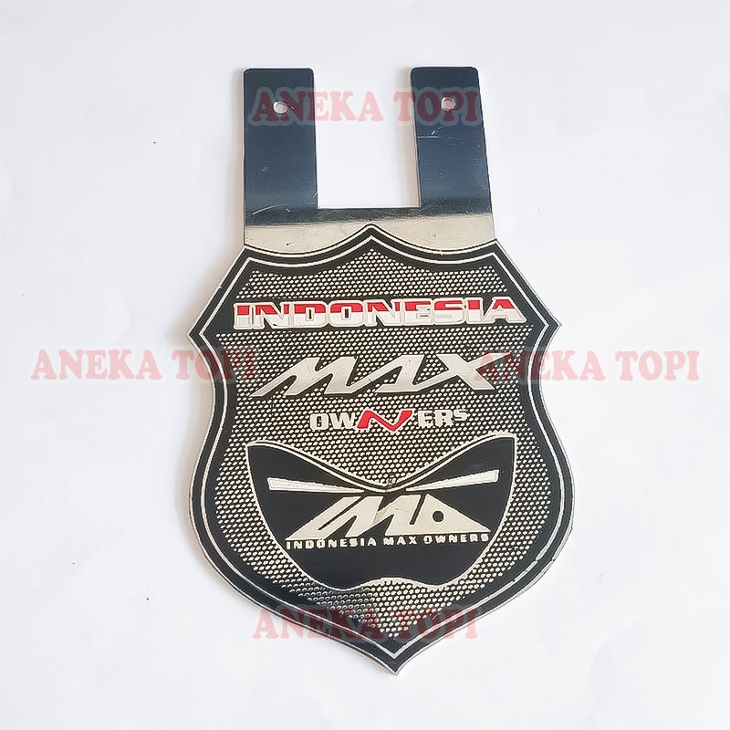 Plat Emblem Komunitas Owner NMAX Emblem Komunitas Motor Custom - Aneka Topi