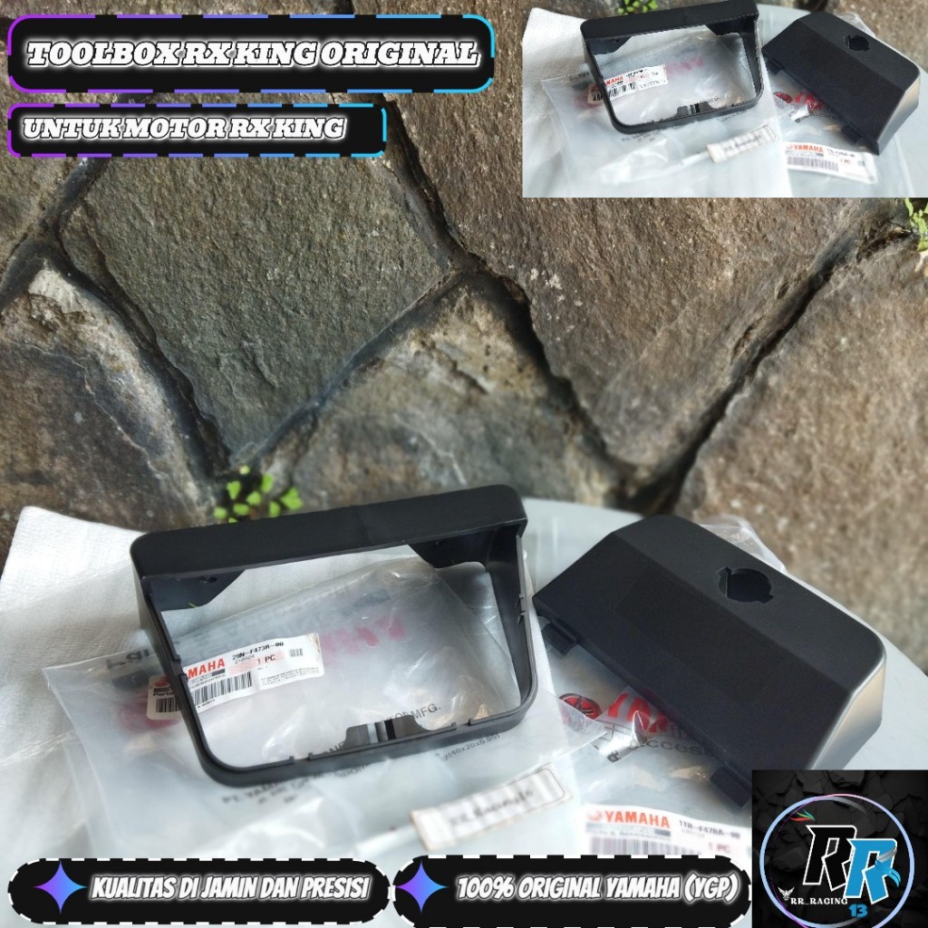 Toolbox Tutup ToolBox Toolkit RXKing RX King RXK Set Original Yamaha 1TR-F478A-00 | 29N-F473R-00