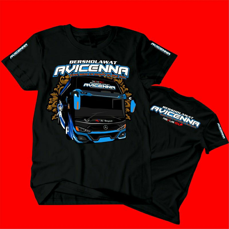Kaos Bus Haryanto mania bus kaos katun 24s oblong