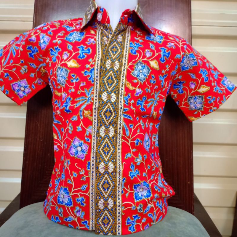 Toko bakul batik,kemeja batik anak lengan pendek