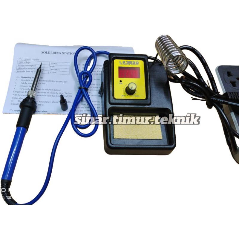 ALAT SOLDER STATION LION KING LK 353D 60W - SOLDER TEMPERATURE LK 353 DIGITAL ORI