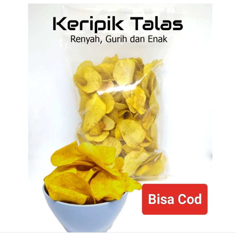 

Keripik Talas Gurih, Reyah, dan enak Rasa Original 250gr