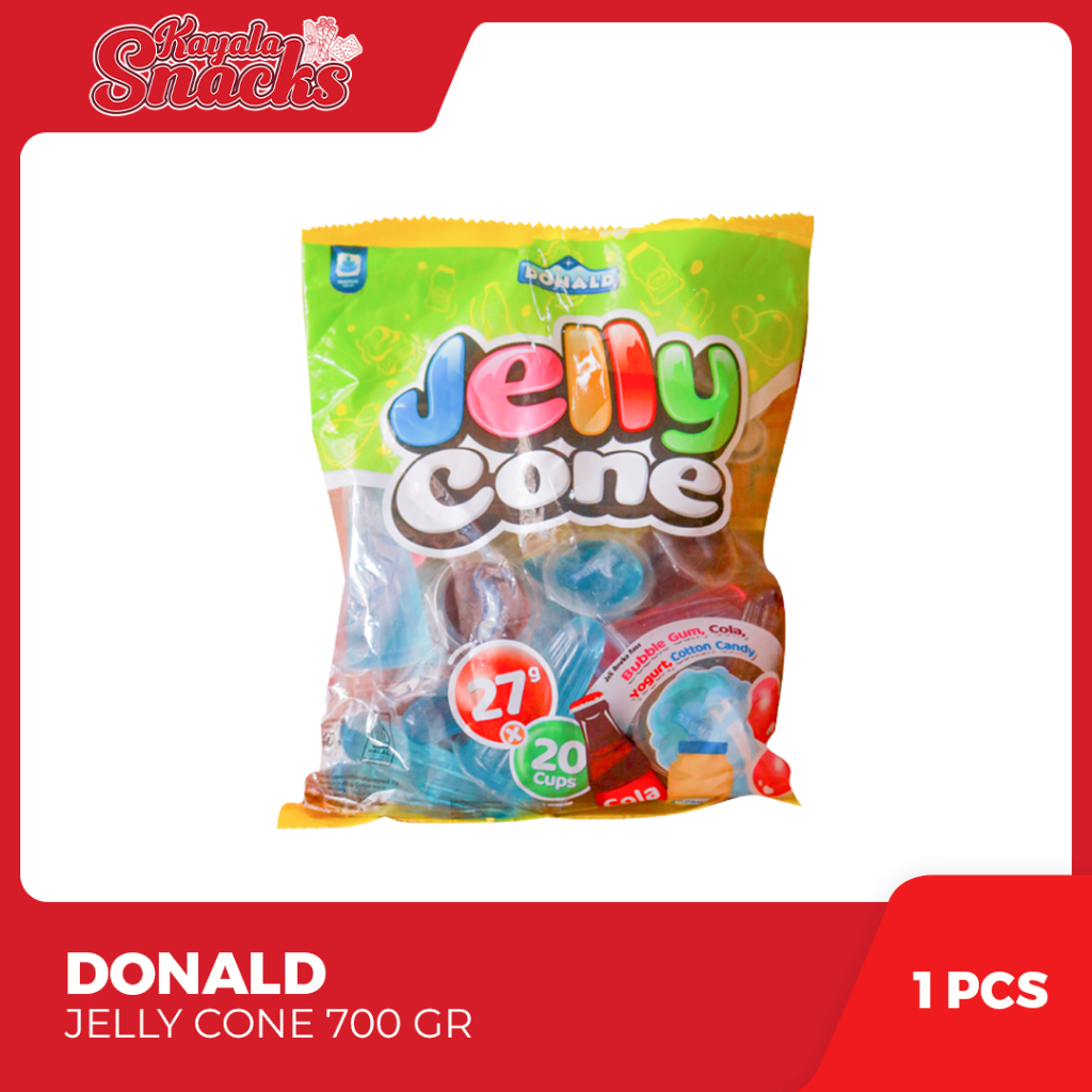 

DONALD Jelly Cone 27 gr - 1 Pack x 10 Pcs