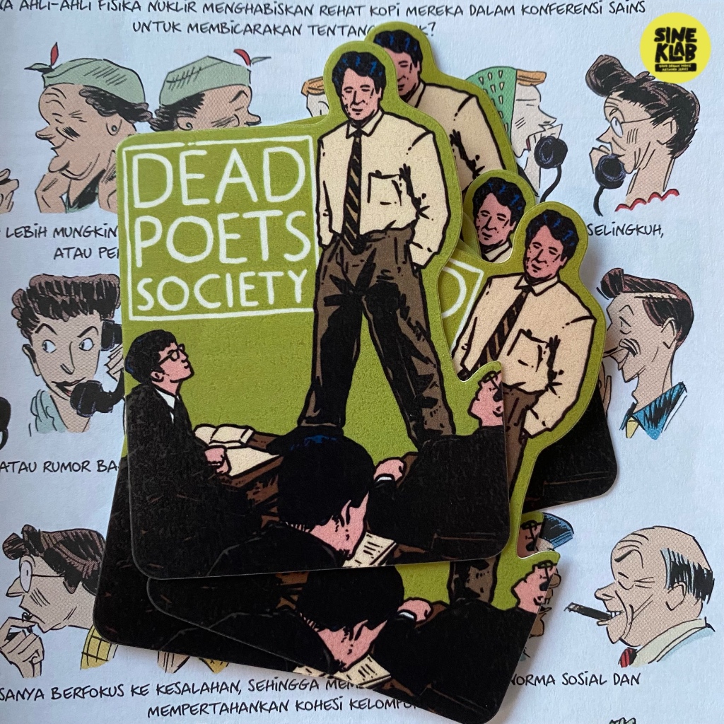 

sineklab - Sticker DEAD POET SOCIETY - Edisi Sticker Film / Movie / Cinema / Series / Sticker Laptop