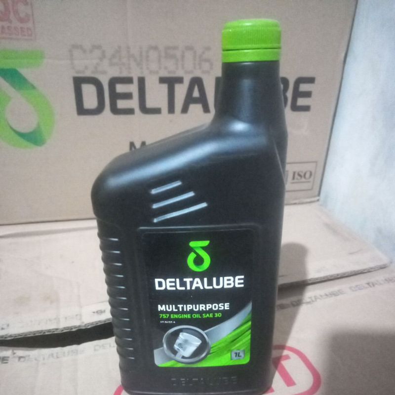 OLI DELTALUBE 1 LITER MULTIPURPOSE 757 ENGINE OIL SAE 30