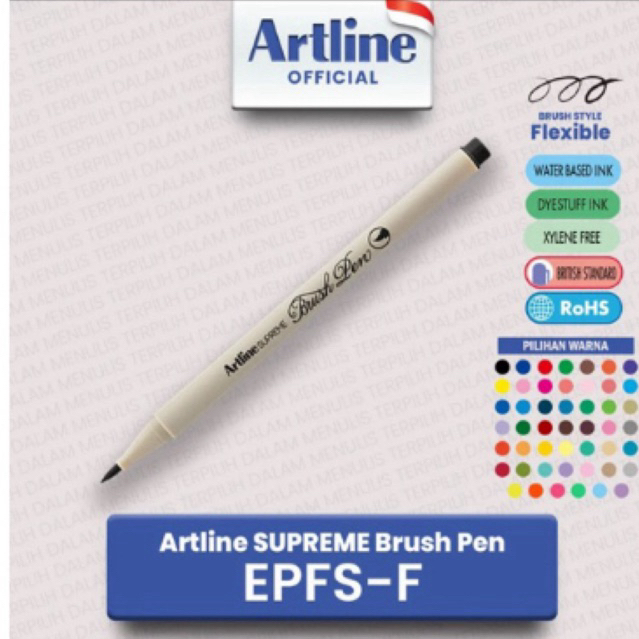 

Artline Spidol Supreme Brush Pen EPFS-F