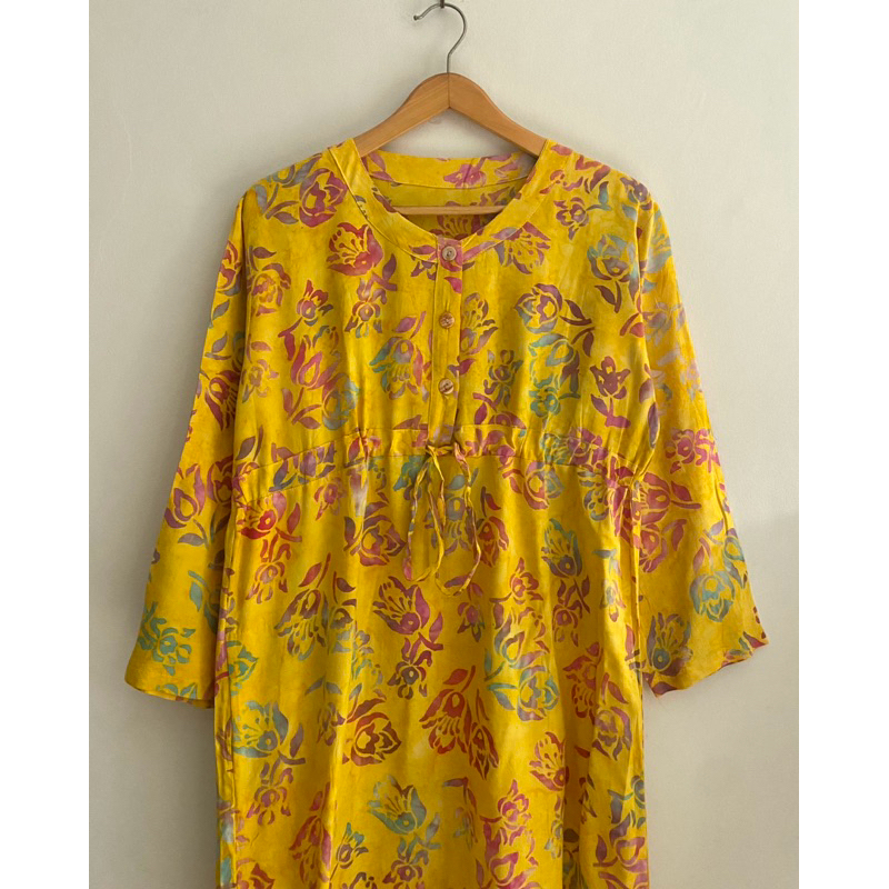 Abaya Serut | Abaya Batik, Gamis Batik, Dress Batik, Baju Tidur Batik