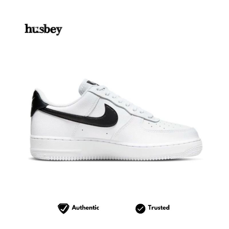 NIKE AIR FORCE 1 WHITE BLACK MEN