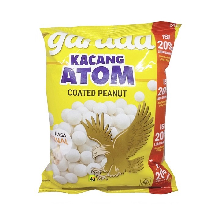 

Kacang Atom Garuda - Netto 50 gr