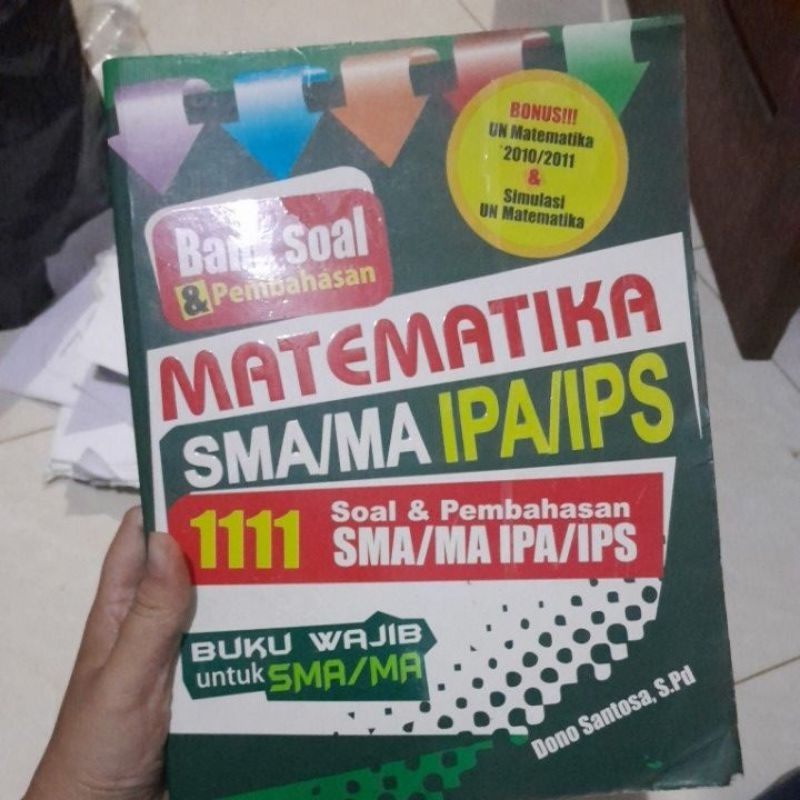 

Buku Bank Soal Matematika SMA IPA/IPS (Preloved)