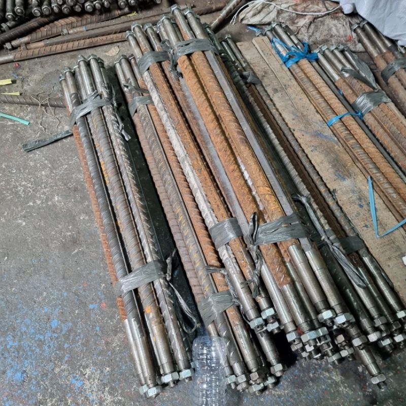 Besi As Roda Gerobak Lebar 80Cm Sampai 100Cm As Roda Gerobak