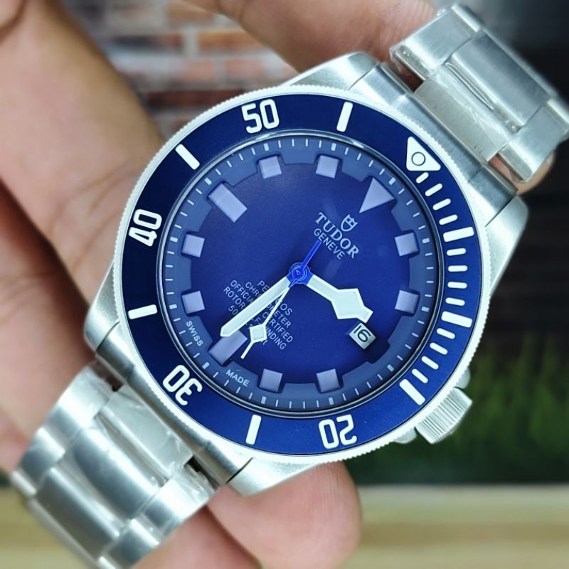 Man's Watch jam tangan pria super mewah TUDOR pelagos blue automatic japan fullstainless