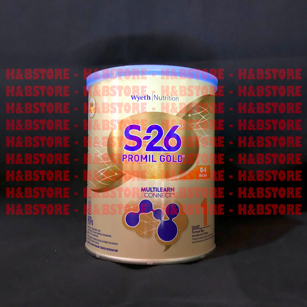 S-26 Promil Gold Tahap 1 Susu Formula Bayi 0-6 Bulan 400 g
