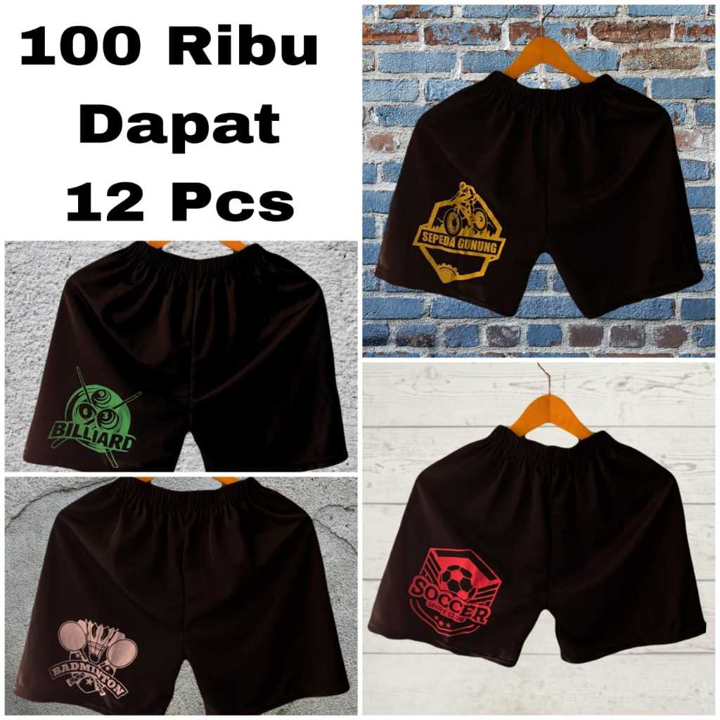 Promo Langsung Konveksi 100 Rb dapat 1 Lusin 12Pcs Celana Anak 8 9 10 11 12 Tahun