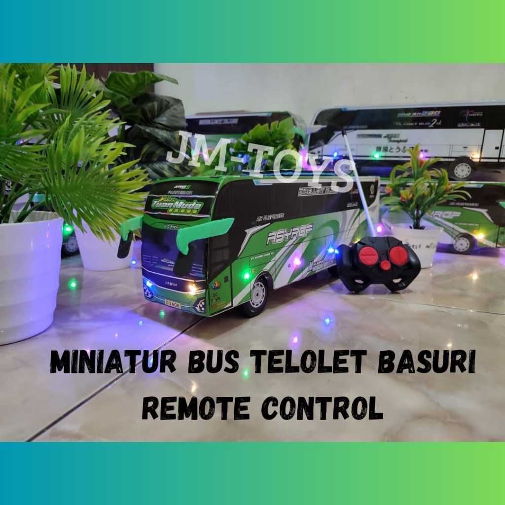 MINIATUR BUS TELOLET BASURI TUAN MUDA ASYROF JB5 REMOT CONTROL