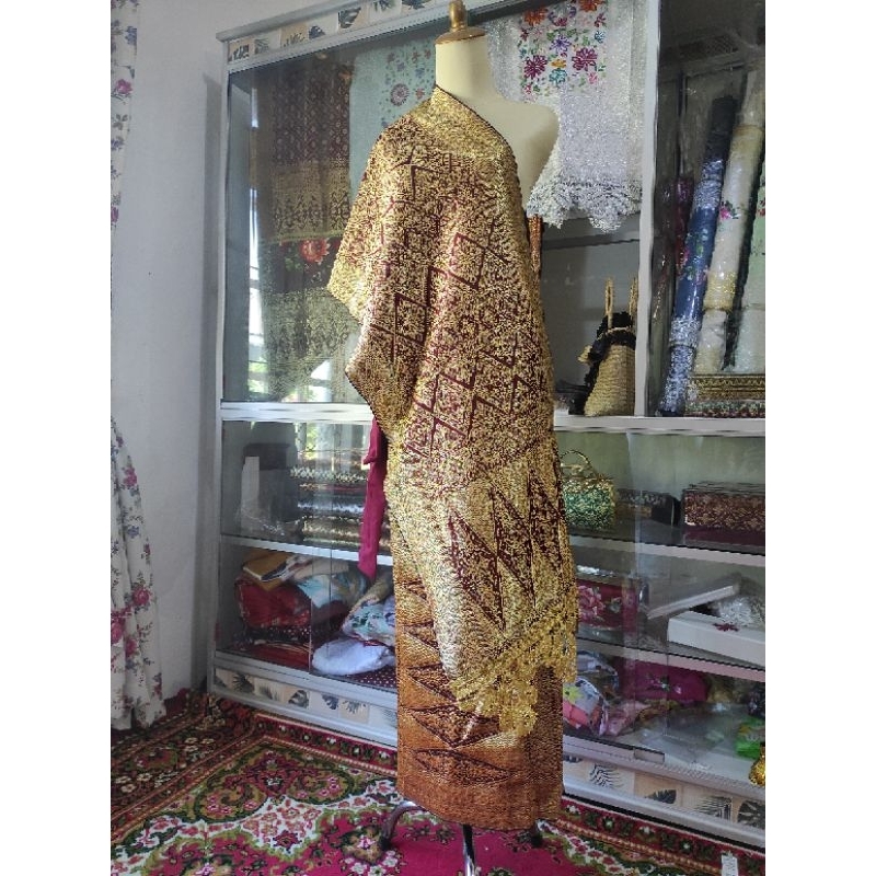 songket pandai sikek/songket minang/songket padang motif banyak klasik