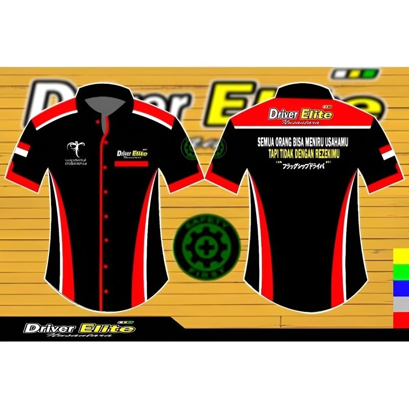 KEMEJA DRIVER ELITE || KEMEJA TRUCK DRIVER ELITE || KEMEJA TRUK DRIVER ELITE || KEMEJA DRIVER ELITE 